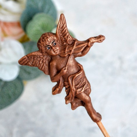 Шоколадная фигурка «Ангел на палочке» (6,5 см, 15 гр.)