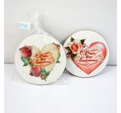Плитка шоколадная к 14 февраля (медаль, 10 см, 80 гр.)