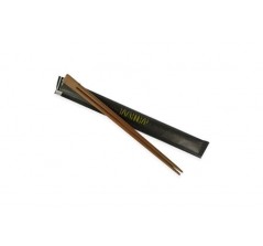 Палочки для суши бамбуковые, коричневые, с логотипом заказчика, 23см, в коробке по 3000шт.