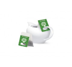 Чай листовой в пакетиках 4г с картонным ярлыком с логотипом заказчика