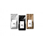 Кофе в зернах в упаковке 1000г с логотипом заказчика