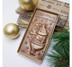 Плитка шоколадная барельеф «Дорогому человечку» (16,5*8 см, 140 гр.)
