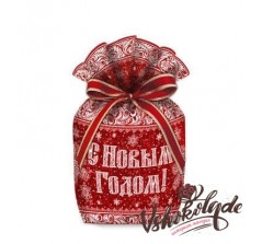 № - 60 - «Мешок от Деда Мороза» (Красный) _900_грамм