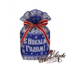 № - 60 - «Мешок от Деда Мороза» (Синий) _900_грамм