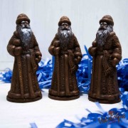 Шоколадная фигура «Русский Дед Мороз» ( 15 см., 136 гр., молочный шоколад)