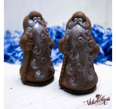 Шоколадная фигура «Дед Мороз с бородой» (12 см, 136 гр.)